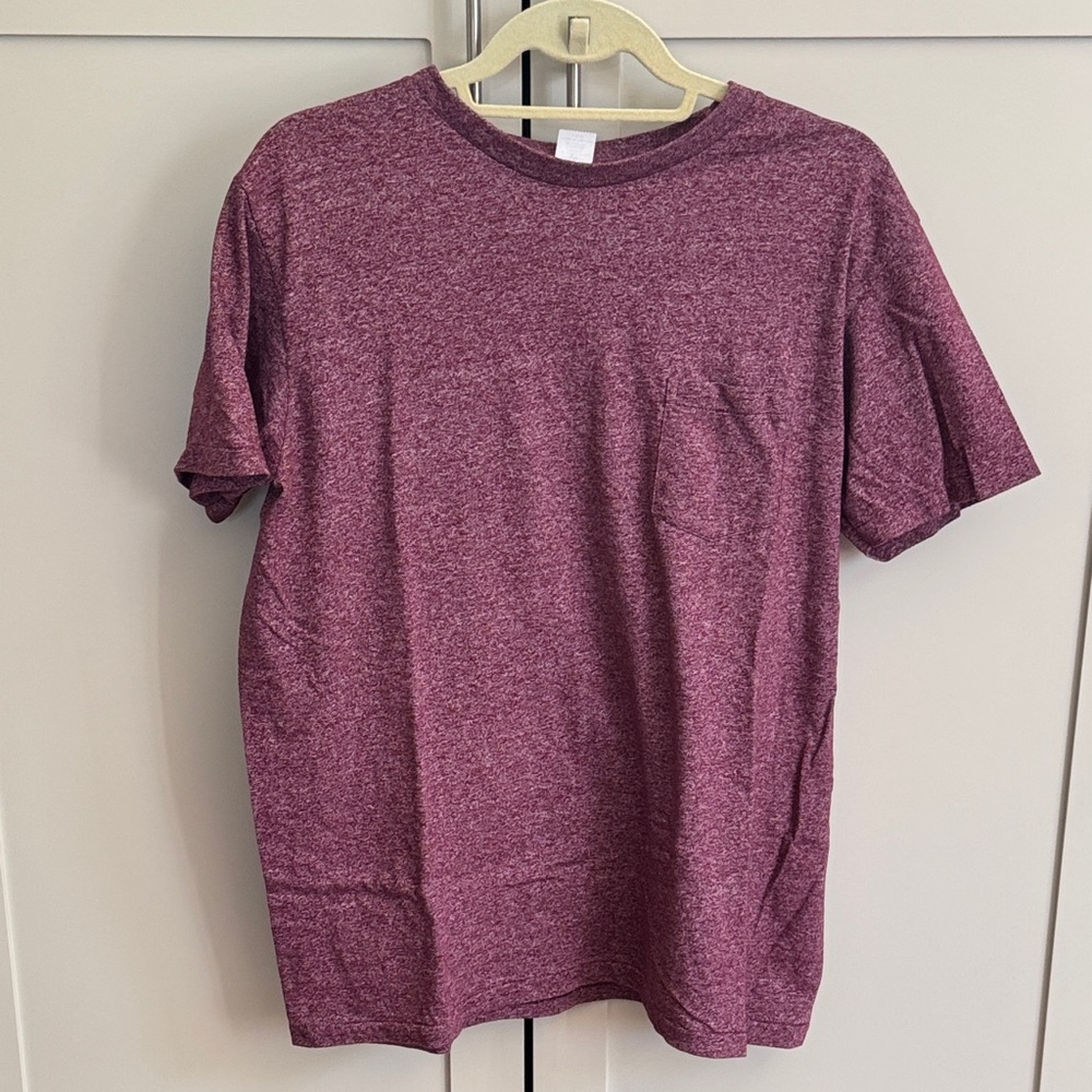 Men's Casual Maroon T-Shirt